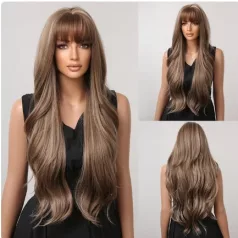   SZÉPIA 2, GYÖNYÖRŰ CSOKIBARNA, EXTRA HOSSZÚ PARÓKA, VALÓDI HAJ FELHASZNÁLÁSÁVAL