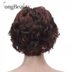   NELLI 3. ELEGÁNS VILÁGOS CSOKI-BARNA PARÓKA, VALÓDI HAJ FELHASZNÁLÁSÁVAL