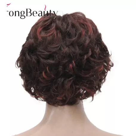 NELLI 3. ELEGÁNS VILÁGOS CSOKI-BARNA PARÓKA, VALÓDI HAJ FELHASZNÁLÁSÁVAL