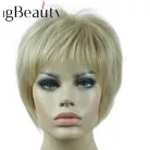 5/613 ARANY-SZŐKE, DIVATOS BUBI PARÓKA, VALÓDI HAJ FELHASZNÁLÁSÁVAL