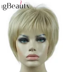   5/613 ARANY-SZŐKE, DIVATOS BUBI PARÓKA, VALÓDI HAJ FELHASZNÁLÁSÁVAL