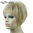 5/613 ARANY-SZŐKE, DIVATOS BUBI PARÓKA, VALÓDI HAJ FELHASZNÁLÁSÁVAL