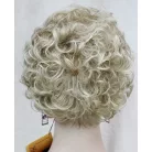 81, ELEGÁNS  DAUEROLT HATÁSÚ TERMÉSZETES VILÁGOS-SZŐKE PARÓKA, PRÉMIUM MINŐSÉG