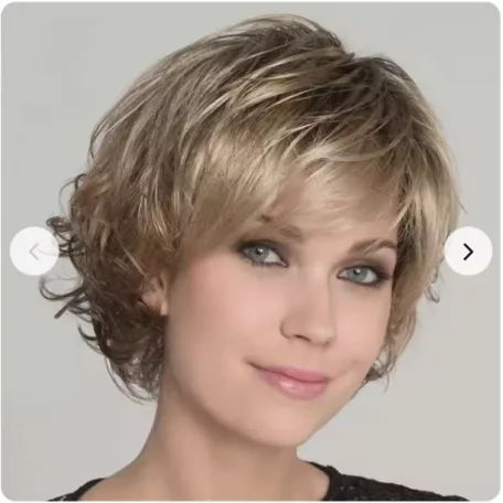 ADRIEN4. MODERN TERMÉSZETES SZŐKE PARÓKA, VALÓDI HAJ FELHASZNÁLÁSÁVAL! 