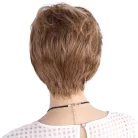 56, MELÍROZOTT, JÓ FORMÁJÚ BARNA MODERN PARÓKA, prémium minőség!