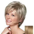 EGYSZERŰ, DE NAGYON SZÉP TERMÉSZETES-VILÁGOSSZŐKE PARÓKA, VALÓDI HAJ FELHASZNÁLÁSÁVAL!