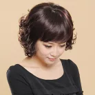 9, CSINOS SÖTÉTBARNA RÖVID PARÓKA 