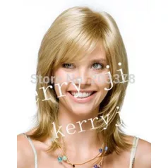   LIZI 4, SZÉP SELYEM FÉNYŰ, ELGÁNS, SZŐKE PARÓKA, VALÓDI HAJ FELHASZNÁLÁSÁVAL