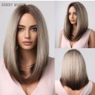 10/B/B, ELEGÁNS KLEOPÁTRA, FÜSTÖS-SZŐKE OMBRE PARÓKA,VALÓDI HAJ FELHASZNÁLÁSÁVAL