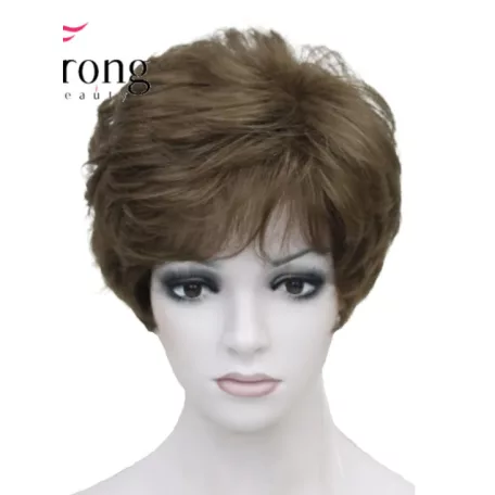 147a, ELEGÁNS CSOKIBARNA PARÓKA, ENYHÉN HULLÁMOS, PRÉMIUM MINŐSÉG!