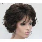 162, KÜLÖNLEGESEN SZÉP SÖTÉTBARNA PARÓKA, PRÉMIUM MINŐSÉG! 