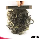 3C, RUGÓS LÓFAROK, HULLÁMOS RÖVID LÓFAROK, KONTY, 20 cm. BARNA-SÖTÉTSZŐKE MELÍR