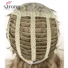 14/C, SÖTÉTSZŐKE ELEGÁNS MODERN MELÍROS PARÓKA, valódi haj felhasználásával!