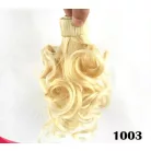 3D, RUGÓS LÓFAROK, HULLÁMOS RÖVID LÓFAROK, KONTY, 20 cm. FEKETE