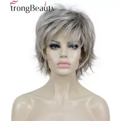   5. ELEGÁNS, "TÉPETT" FAZONÚ MODERN EZÜST-ŐSZ PARÓKA 