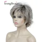 5. ELEGÁNS, "TÉPETT" FAZONÚ MODERN EZÜST-ŐSZ PARÓKA 