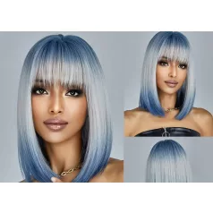   17, DIVATOS VILÁGOSKÉK KLEOPÁTRABPARÓKA, PRÉMIUM MINŐSÉG!