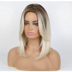   ÚJ ÉRKEZÉS! CSILLA, MODERN VILÁGOSSZŐKE OMBRE PARÓKA, VALÓDI HAJ FELHASZNÁLÁSÁVAL! 