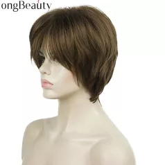   72, PRÉMIUM MINŐSÉGŰ BARNA BUBI PARÓKA, prémium minőség